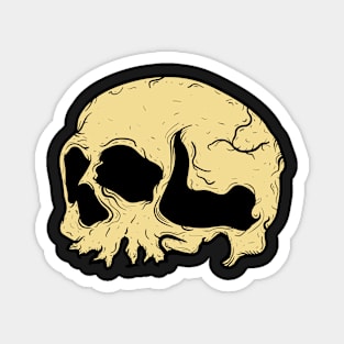 Abstract skull head Magnet