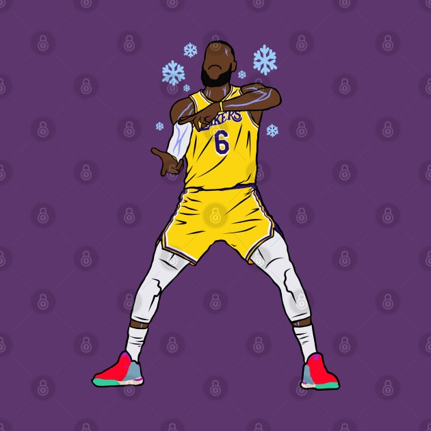 LeBron James Ice In My Veins by rattraptees