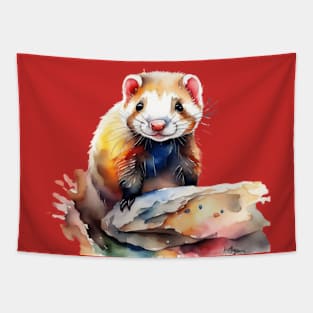 Cute ferret gift ideas Tapestry