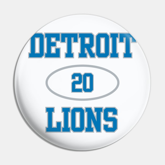 DETROIT LIONS BARRY SANDERS #20 Pin by capognad