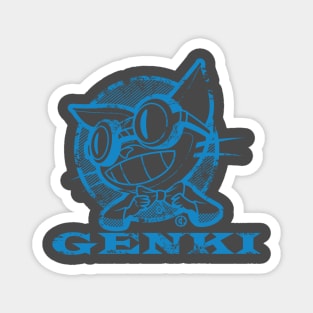 Just Genki! blue Magnet