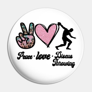 Discus Athlete Pin