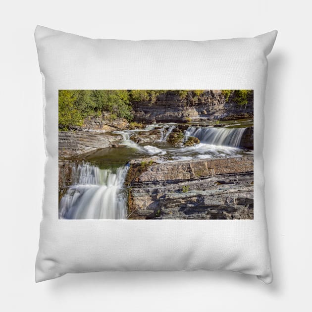 Hog's Back Falls Pillow by Eunice1