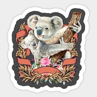 Cute Koala Emoji Sticker Sheet – Something Peaceful