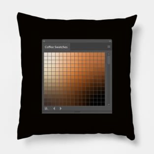 Coffee Swatches Pillow