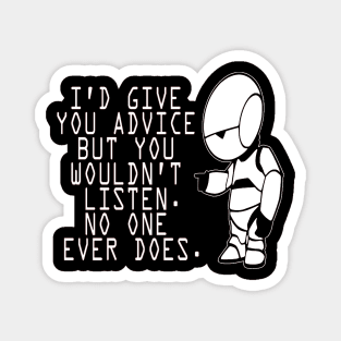 Marvin Advice - Hitchhikers Guide to the Galaxy Magnet