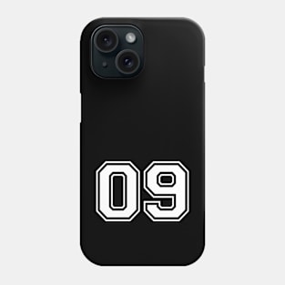 JERESEY NUMBER 09 Phone Case