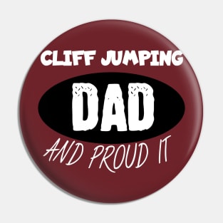 Cliff jumping dad Pin