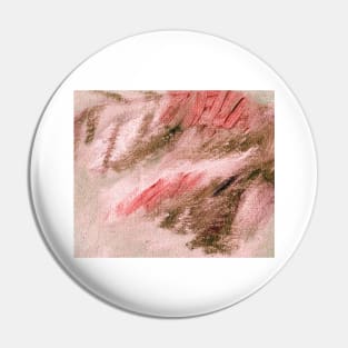 Abstract Oil Painting Pink Red Jade Green 11c7 Pin