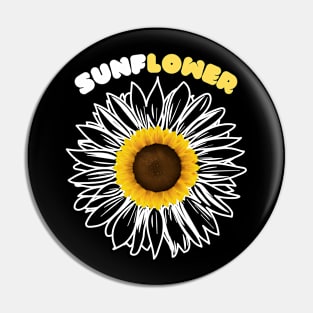 Sunflower Pin