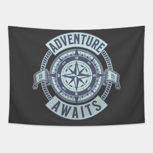 Adventure Awaits Compass Tapestry