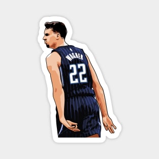 Franz Wagner Vector Back Celebration Dark Upper Body Magnet