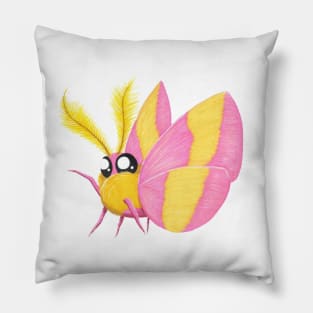 Rosy Maple Moth Pillow