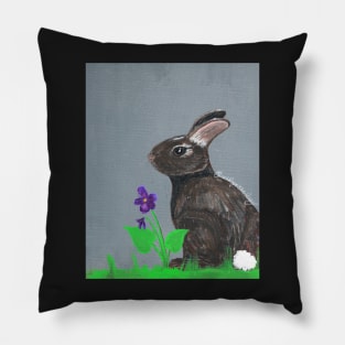 Eastern Cottontail Pillow