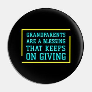 Eternal Blessings: Grandparents-Inspired Pin