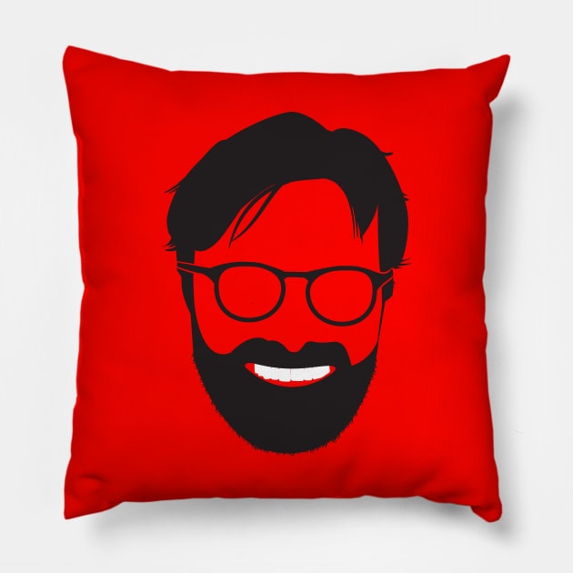 Smiling Jurgen Pillow by Pete's Place - where the magic happens!