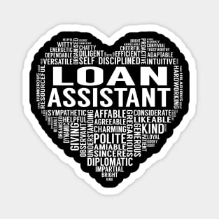 Loan Assistant Heart Magnet