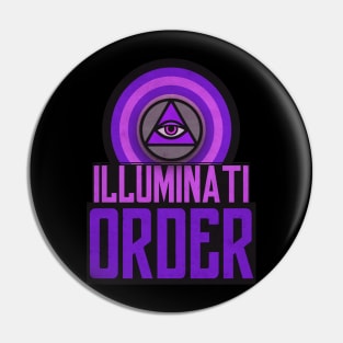 Illuminati Order (Purple) Pin