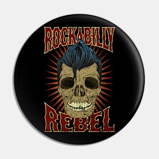 Rockabilly Rebel Pin