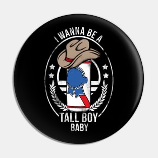 Tall Boy Cowboy Pin