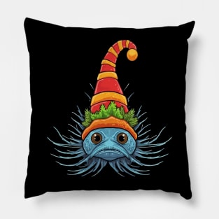 Oarfish Christmas Pillow