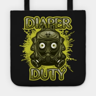 Funny Diaper Duty Baby Changing Time Tote