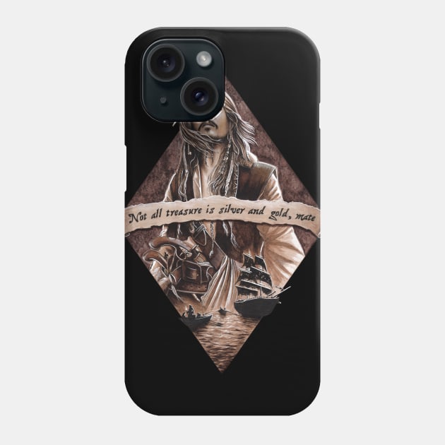 Jack Sparrow Phone Case by Jomeeo