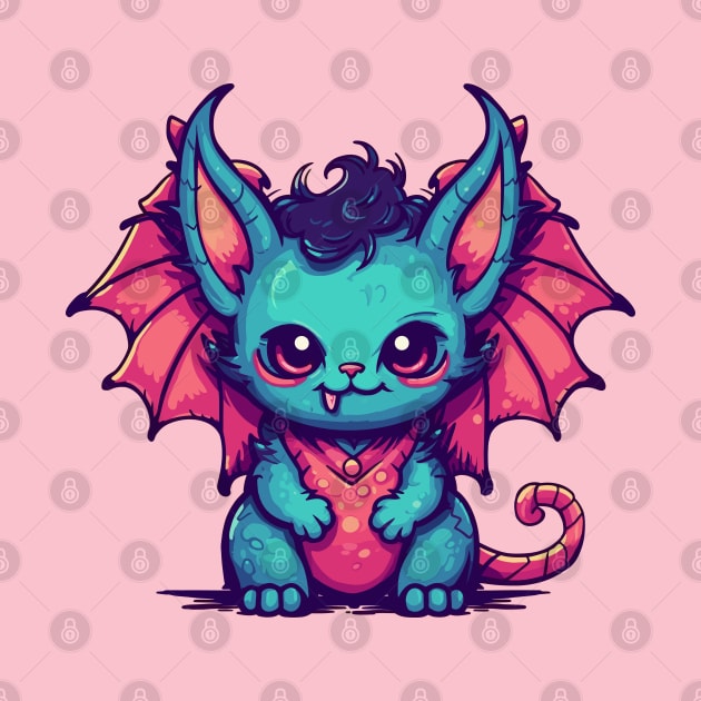 Chibi Demon Cat by Geektastic Designs