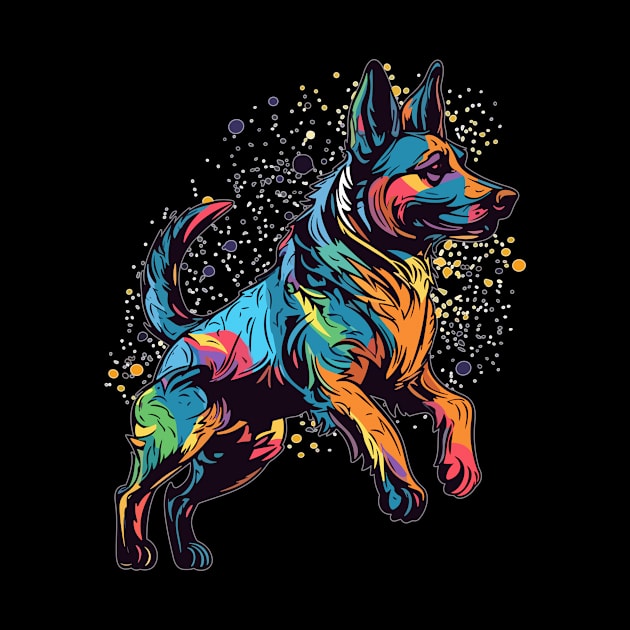 German Shepherd Circus Dog Lover by QQdesigns