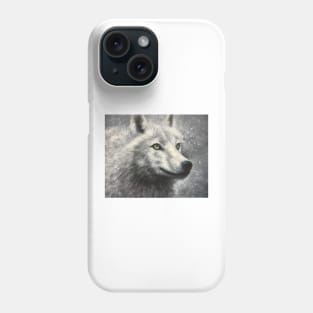 Whitey the Winter Wolf Phone Case