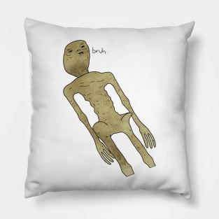 meme alien Pillow