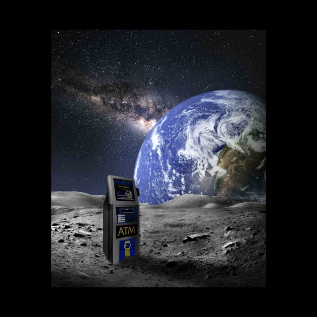 ATM On The Moon by Random Galaxy