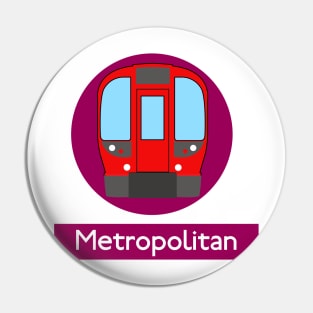 London Underground Subway Metropolitan Pin