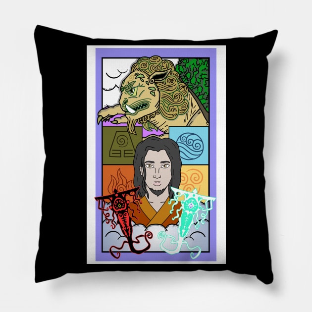 The First Avatar Pillow by FancyKat