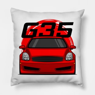 Front Red G35 JDM Pillow