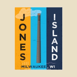 Jones Island Smokestack • Milwaukee, WI T-Shirt