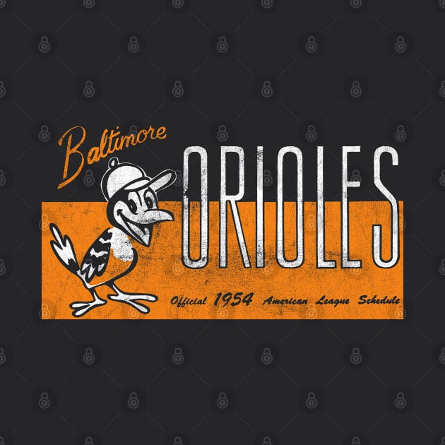 Vintage Baltimore Orioles 1954 - Vintage Look Design by CultOfRomance