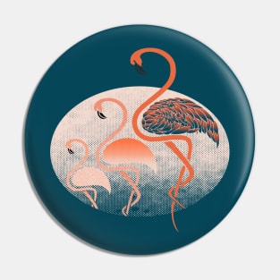 ugly Flamingo Pin