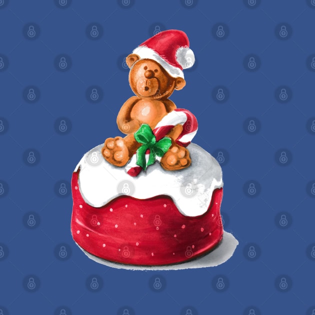 Christmas Bear Cake by Svetlana Pelin