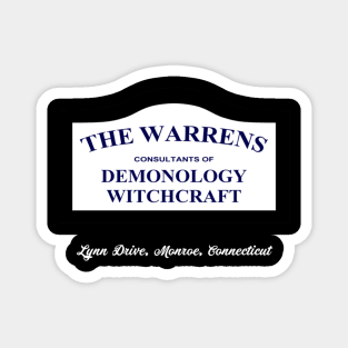 The Conjuring The Warrens Sign Magnet