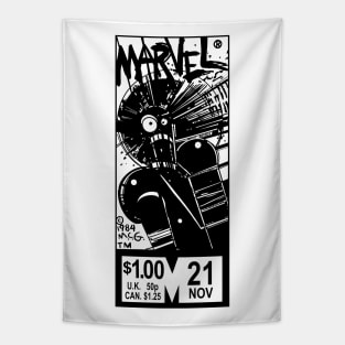 Warlock (Black & White) Tapestry