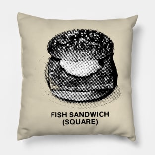 Fish Sandwich (square) Pillow