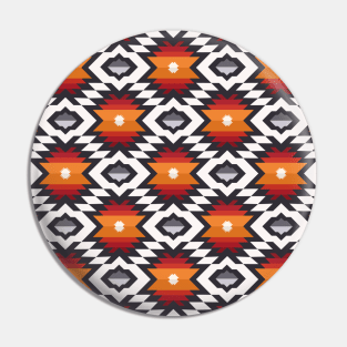 Modern color aztec pattern Pin