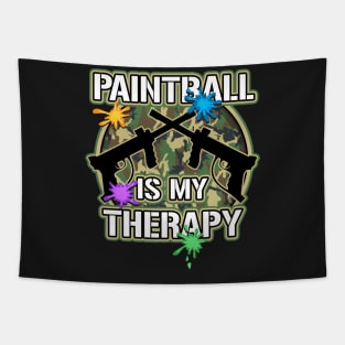 Paintball Is My Therapy Tapestry