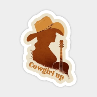 Cowgirl up Magnet