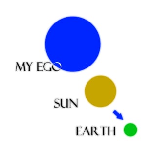 Earth the sun and my ego T-Shirt