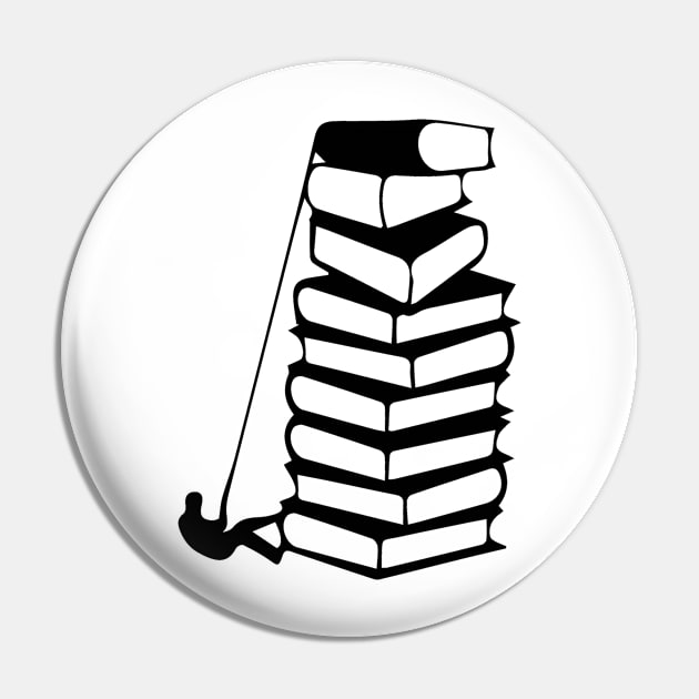 Books lovers Reader Pin by florya