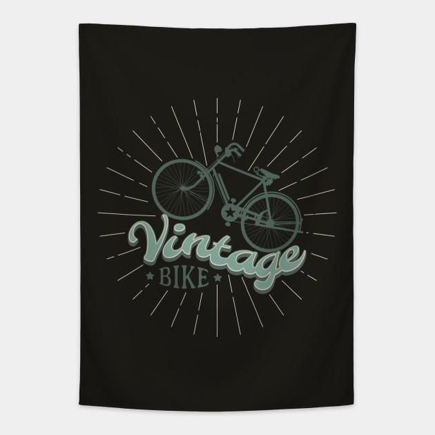 Vintage Bike Tapestry by Ageman