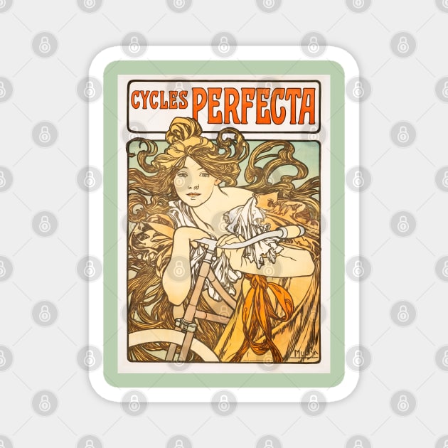 Bicycle Advertising - Perfecta Magnet by CozyCanvas