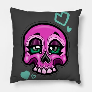 Sleepy skull Pillow